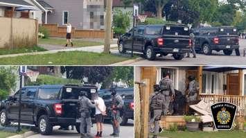 A suspect arrested in an extortion investigation by Sarnia police (Photo by: Sarnia police)