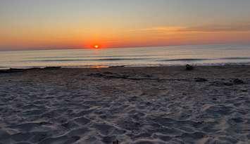 Lake Huron beach shoreline. June, 2025. Blackburn Media photo by Melanie Irwin.