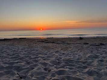 Lake Huron beach shoreline. June, 2025. Blackburn Media photo by Melanie Irwin.
