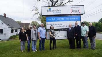 Life's Seasons staff and elected officials celebrating the first OTF grant (Photo by: Lindsay Newman/Blackburn Media)