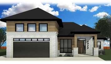 BWHF Dream Home Rendering. Photo submitted by the Bluewater Health Foundation. 