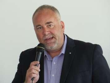 Minister of Children, Community and Social Services Todd Smith, August 13, 2019. (Photo by Miranda Chant, Blackburn News)