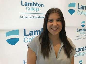Enactus Lambton Coordinator Megan Rizzo. December 13, 2019 Photo by Melanie Irwin