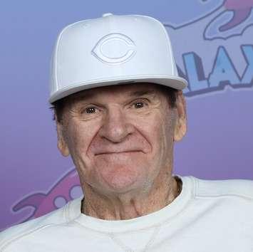 Pete Rose in a 2023 appearance at GalaxyCon in Columbus, Ohio. Photo courtesy Super Festivals via Wikipedia.