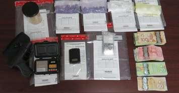 Drugs seized during traffic stop. August 26, 2022. (Photo courtesy of Sarnia Police Service)