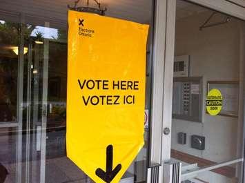 Polling station in Chatham. June 12, 2014. 