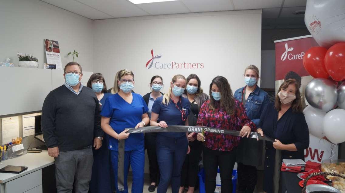 Ribbon-cutting ceremony at the Petrolia Nursing Clinic. May 18, 2022. (Photo by Natalia Vega)