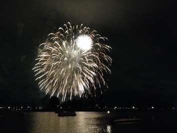 Sarnia Canada Day fireworks July 1, 2015 (BlackburnNews.com Photo by Briana Carnegie)