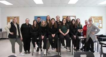 St. Patrick's Catholic High School student committee for Cyclone Aid. March, 2023. Submitted photo.