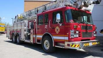 File photo of a London fire truck. (Photo by Miranda Chant, Blackburn News)