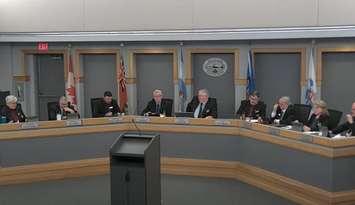 St. Clair Township council. February 18, 2025. (Screenshot of streamed council meeting)