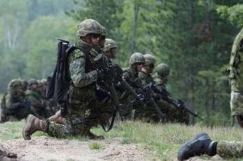Soldiers from Windsor and Chatham are participating in a U.S. live fire exercise this weekend. Oct 18, 2018. (Photo courtesy of Canadian Armed Forces)