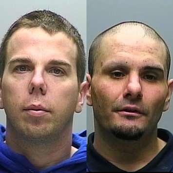 Chad Stewart (L) and Justin Conn (R) were reported missing - Sept 30/19 (Photo courtesy of Sarnia police)