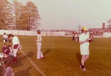Historic photo of the Sarnia Girls Soccer Club. (Photo courtesy of Barb Postil) 