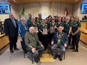 Group photo for Petrolia 150 recognition. December 9, 2024. (Photo courtesy of the Town of Petrolia)