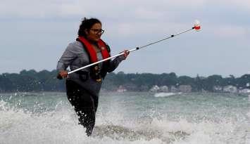 Beach water quality monitoring. July 2025. (Photo courtesy of Lambton Public Health via Facebook)