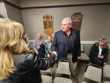 Gary Atkinson on election night Monday, October 24, 2022. Blackburn Media photo by Josh Boyce. 