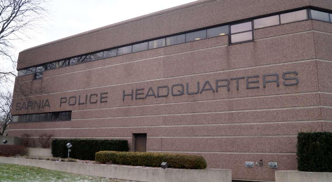 Sarnia Police Headquarters on Christina Street. December 6, 2018. (Photo by Colin Gowdy, BlackburnNews)