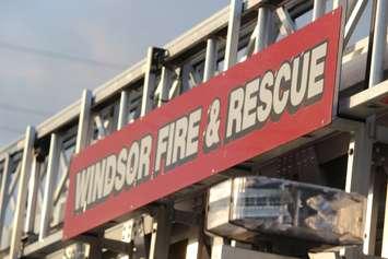 Windsor Fire and Rescue Services. (Photo by Adelle Loiselle)