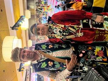 Jason Henry and Cynthia Henry at the 50th Seminole Tribal Fair and Pow Wow in Hollywood, FL (Photo courtesy of Jason Henry)