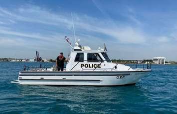 Lambton OPP Marine Unit. (Photo courtesy of OPP via Twitter).