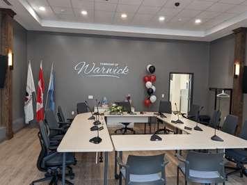 Township of Warwick new council chambers. April 25, 2022. (Photo by Natalia Vega)