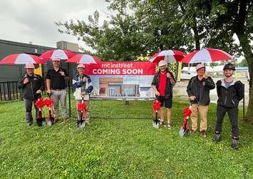A groundbreaking ceremony is held for Mainstreet Credit Union's new Petrolia branch - Aug 6/24 (Photo courtesy of Mainstreet Credit Union)
