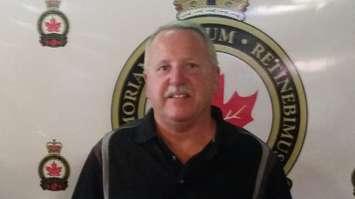 Sarnia Legionnaires Head Coach Mark Davis.  July 13, 2015. photo by Jake Jeffrey (blackburnnews.com)