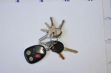 Sarnia Police seek the owners of these stolen sets of keys. July 21, 2016 Photo submitted by Sarnia Police.