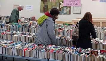 Used book sale. Photo by Kirk Scott