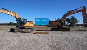 The site of the new acute care hospital in Windsor, October 18, 2021. (Photo by Maureen Revait) 