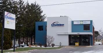 Sarnia Lambton Chamber of Commerce on Christina Street. December 6, 2018. (Photo by Colin Gowdy, BlackburnNews)