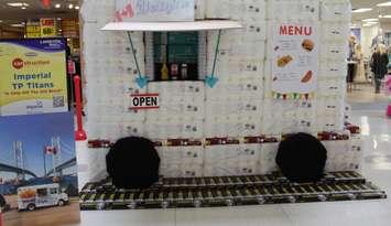 Imperial was the winner of the 2025 CANstruction People's Choice Award with their Sarnia Chip Truck (Photo courtesy of Imperial Sarnia Site via Facebook)