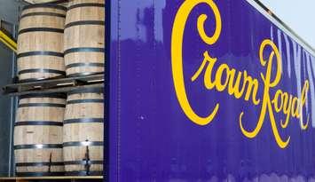 Crown Royal whisky and barrels (Photo courtesy of Diageo)