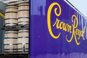 Crown Royal whisky and barrels (Photo courtesy of Diageo)