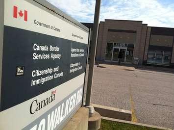 BlackburnNews.com file photo of the CBSA office on Walker Rd. (Photo by Jason Viau)