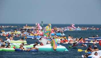 Aug 18, 2019. Floaters from across the U.S and Canada participated in the 2019 Port Huron Float Down. Photo by Luke Durda.