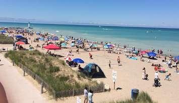 Grand Bend beach in Lambton Shores. Blackburn Media file photo.