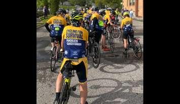2024 7 Days: Cycling for Survival ride. (Photo courtesy of Pancreatic Cancer Canada, photo by Julia Yu)