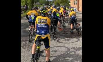 2024 7 Days: Cycling for Survival ride. (Photo courtesy of Pancreatic Cancer Canada, photo by Julia Yu)