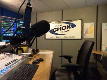 CHOK Studio (BlackburnNews.com photo)
