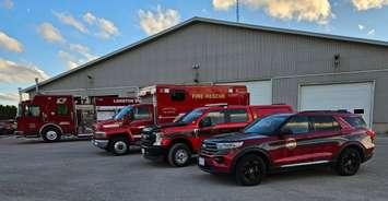 Photo courtesy of the Lambton Shores Fire and Emergency Services Facebook page. 