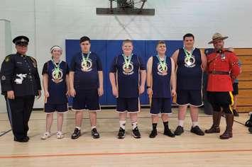 Alexander Mackenzie Secondary School basketball team. June 2023. (Photo courtesy of Special Olympics Sarnia via Facebook)