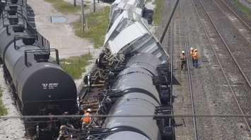 Train Derailment. July 12/18 (Photo by Melanie Irwin)