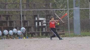 Children playing at the field to celebrate Field of Dreams grant funding. May 1, 2024. (Photo by Natalia Vega)   