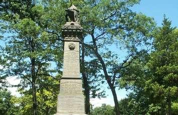 Alexander MacKenzie Monument. Photo courtesy of the Sarnia Historial Society.