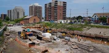 Tircar Group developing the long vacant former Sarnia Gazette property at 275 Front St. N. June 4, 2019. (Photo by Colin Gowdy, BlackburnNews)