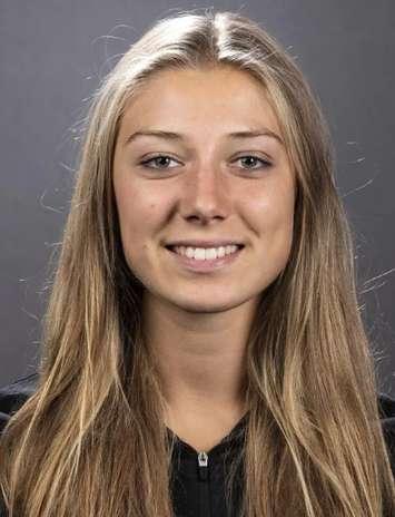 Petrolia native Marissa Mueller. (Photo by the University of Iowa)