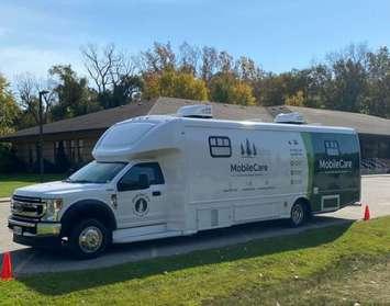 Mobile clinic at Walpole Island First Nation. October 26, 2023. (Photo courtesy of Walpole Island First Nation Council via Facebook)