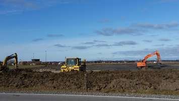 Dirt from Harbour Dredging Project at Sarnia Chris Hadfield Airport. November 22, 2016. Submitted Photo.